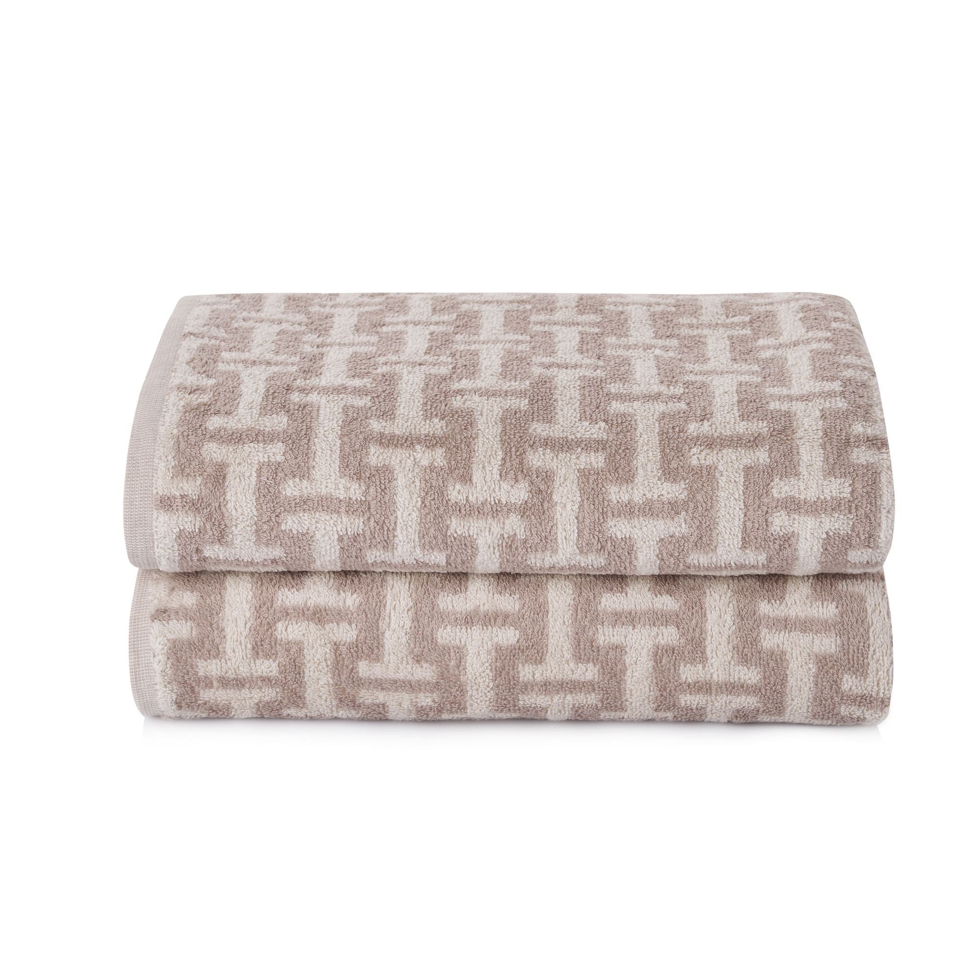 Rani Home Banyo Havlusu Seti  Bej BD-6436