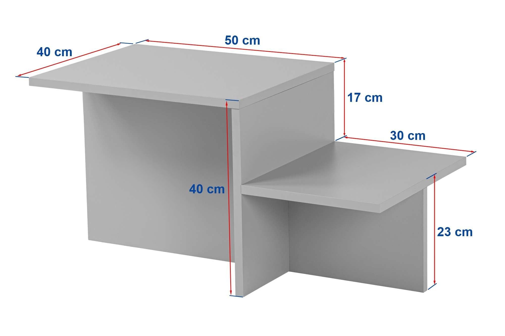 Rani Home Orta Sehpa Traverten - Venedik Cevizi 80 Cm AB-5746