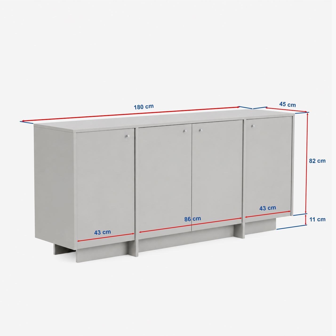 Rani Home Konsol Traverten - Milano Ceviz 180 Cm GD-5792