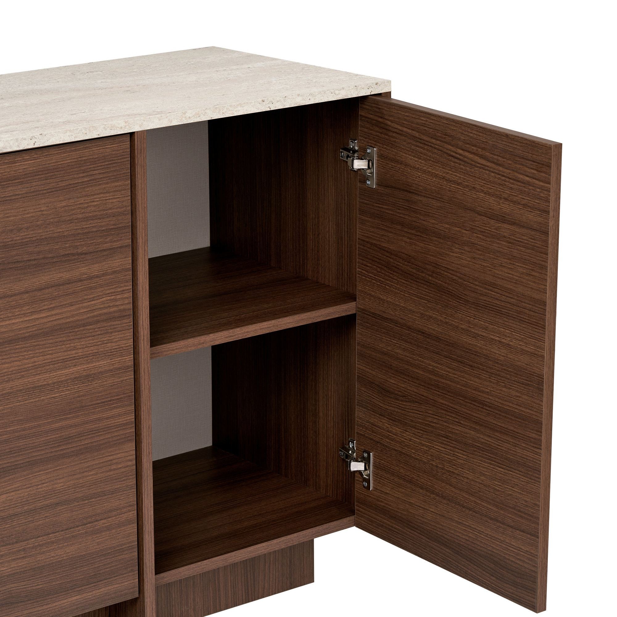 Rani Home Konsol Traverten - Milano Ceviz 180 Cm GD-5792