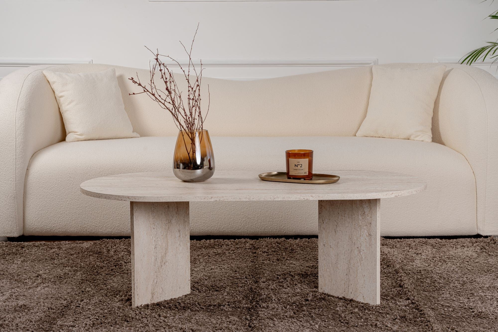 Rani Home Orta Sehpa Traverten 119Cm AB-5289