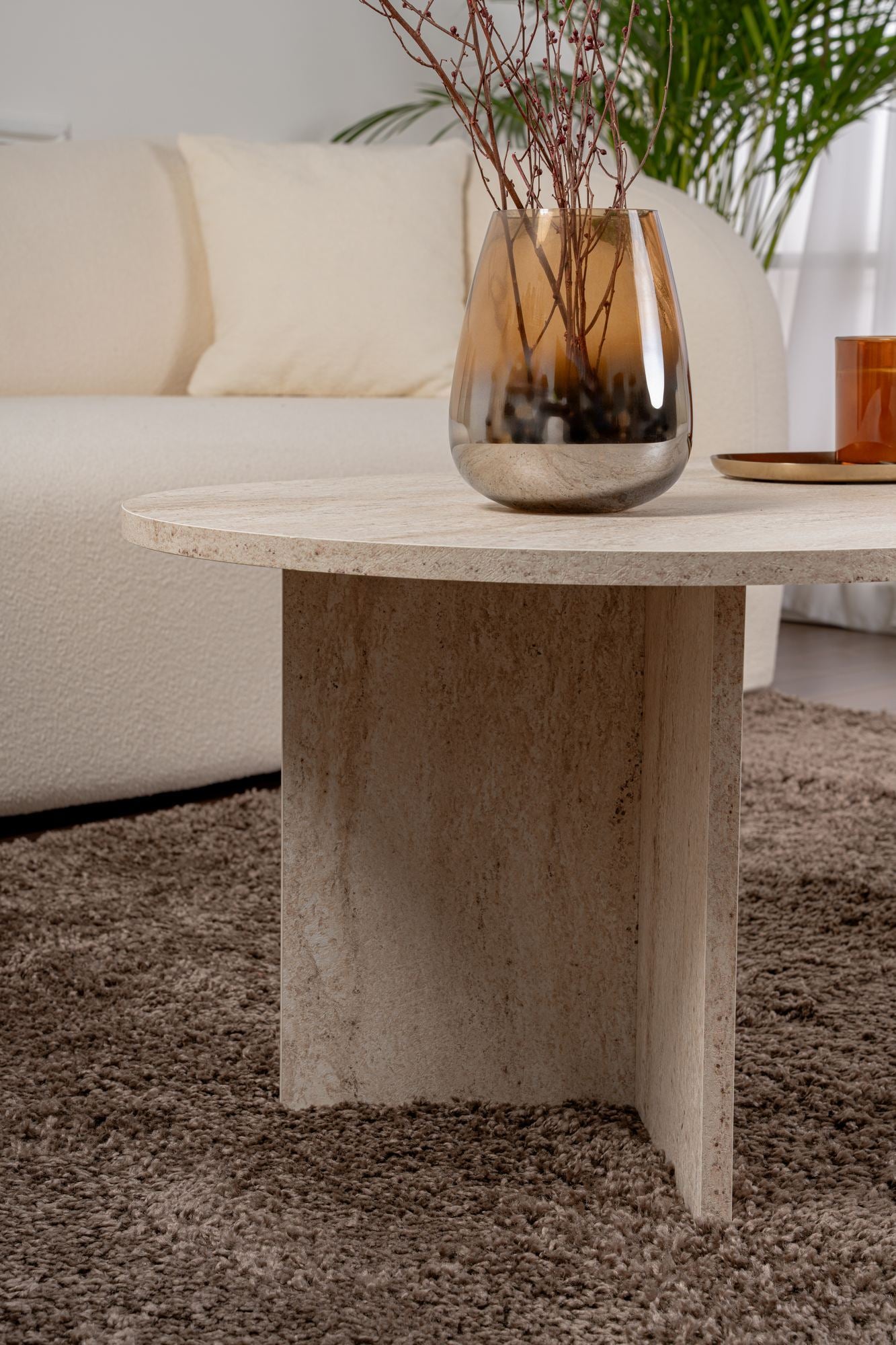 Rani Home Orta Sehpa Traverten 119Cm AB-5289