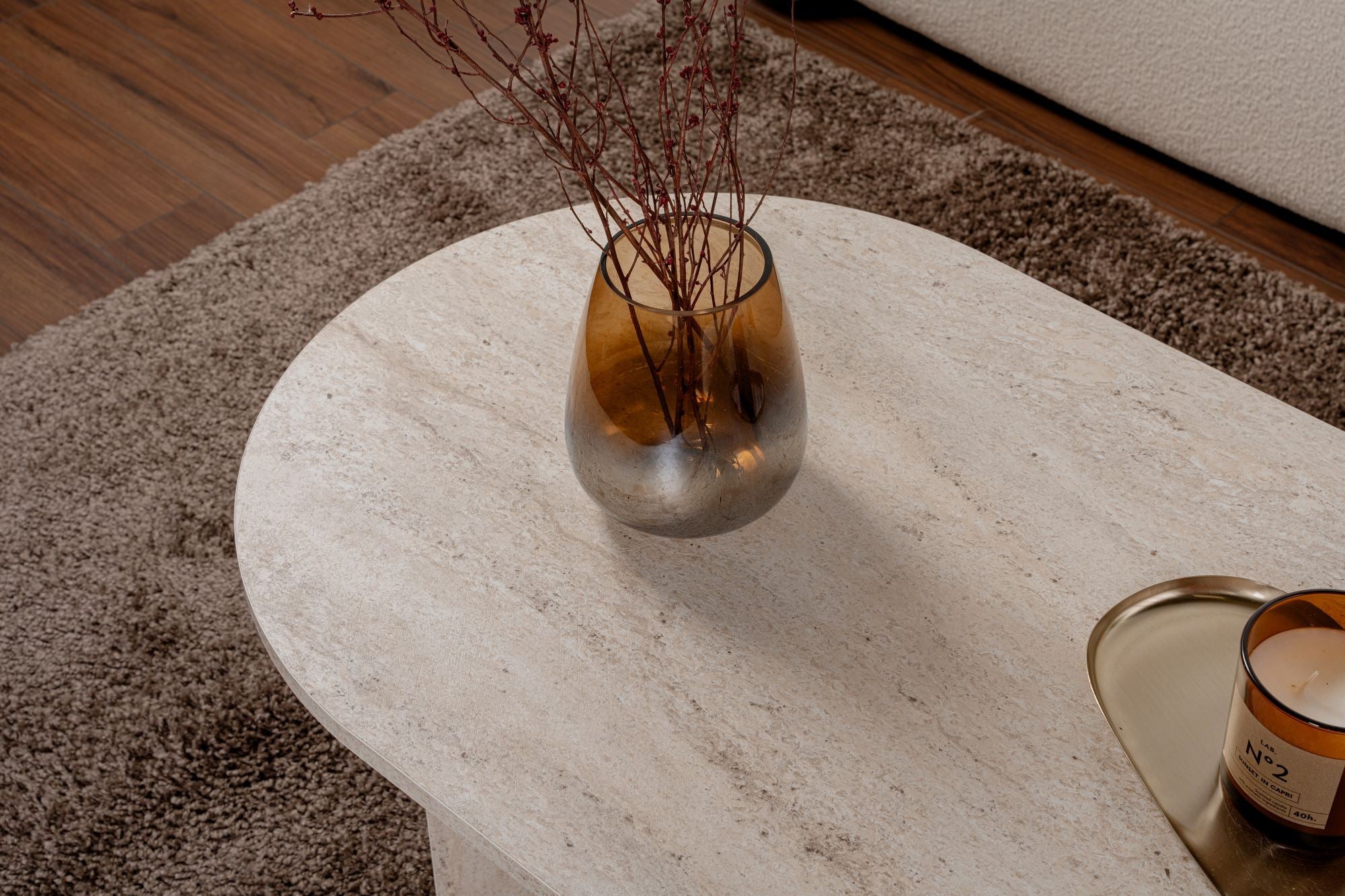 Rani Home Orta Sehpa Traverten 119Cm AB-5289