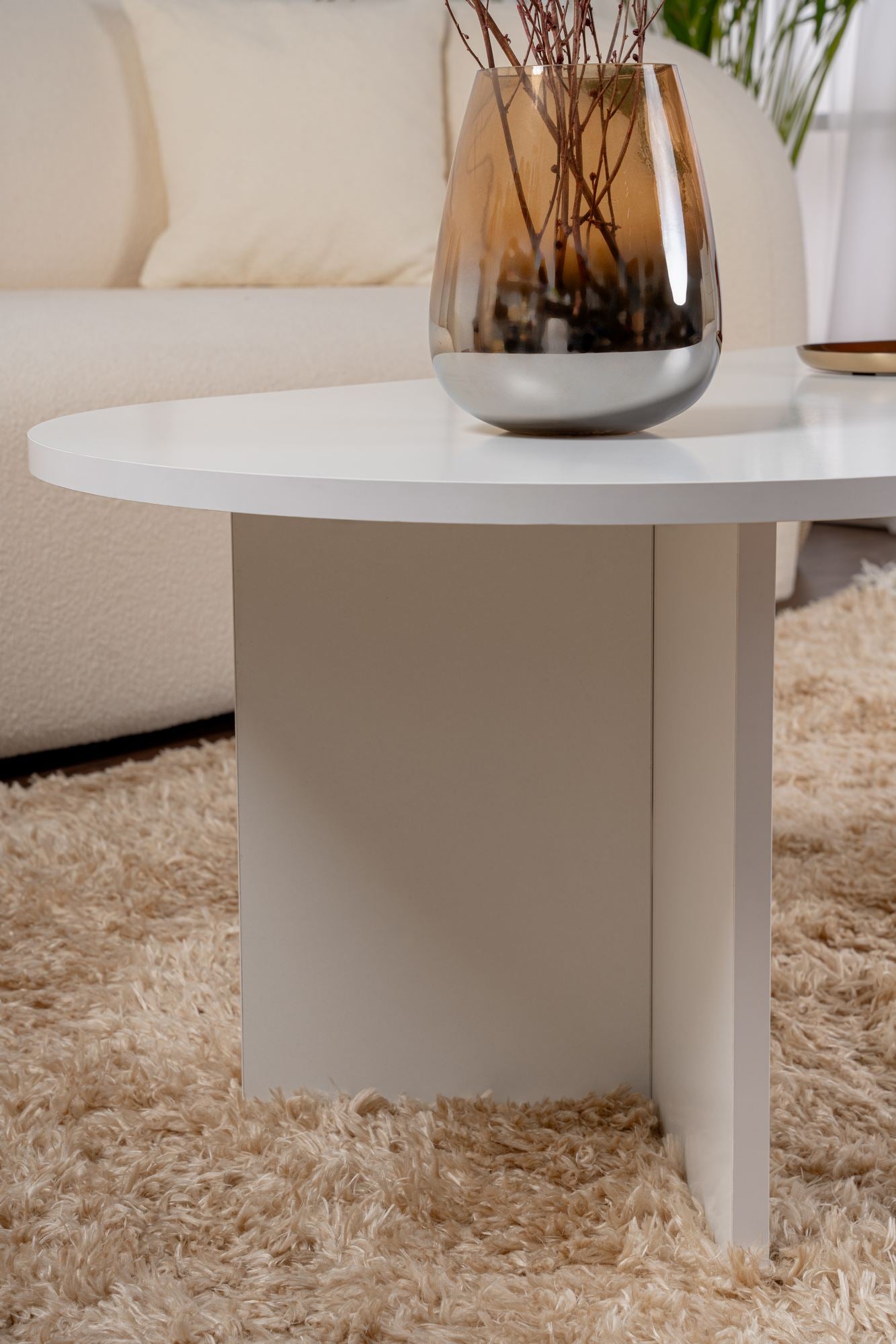 Rani Home Orta Sehpa Beyaz 119Cm AB-5295