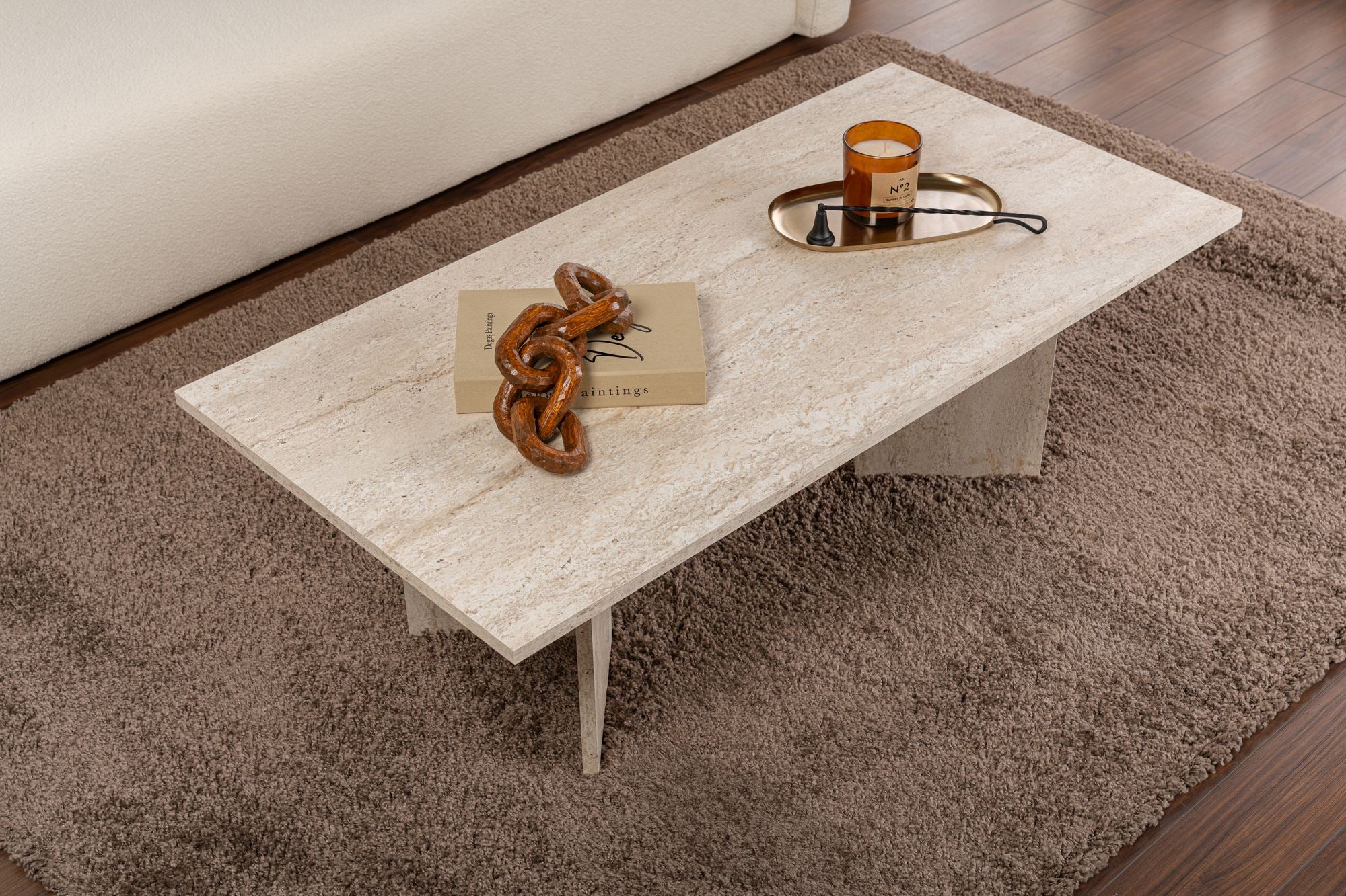 Rani Home Orta Sehpa Traverten 119Cm AB-5364