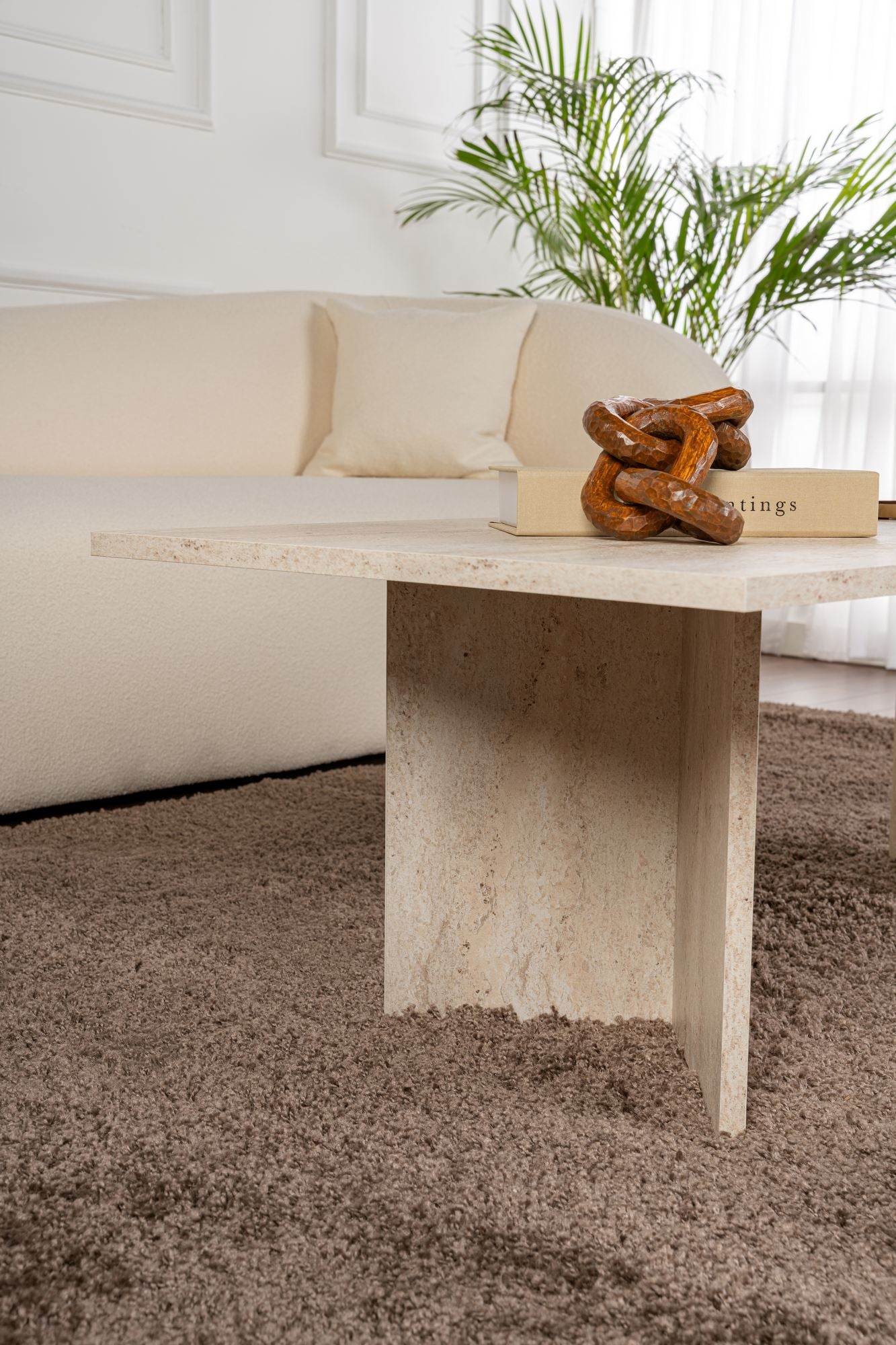 Rani Home Orta Sehpa Traverten 119Cm AB-5364