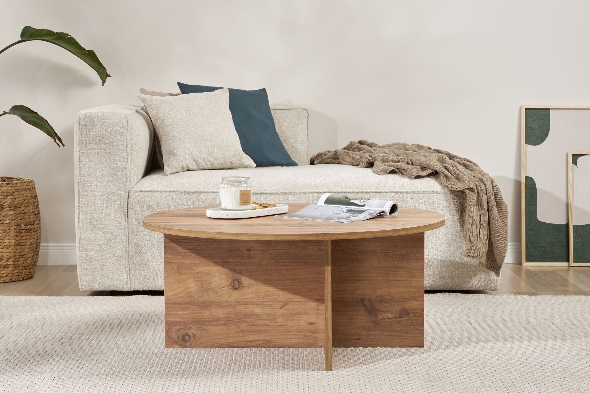 Rani Home Orta Sehpa Atlantik Çam 90 Cm AB-5390