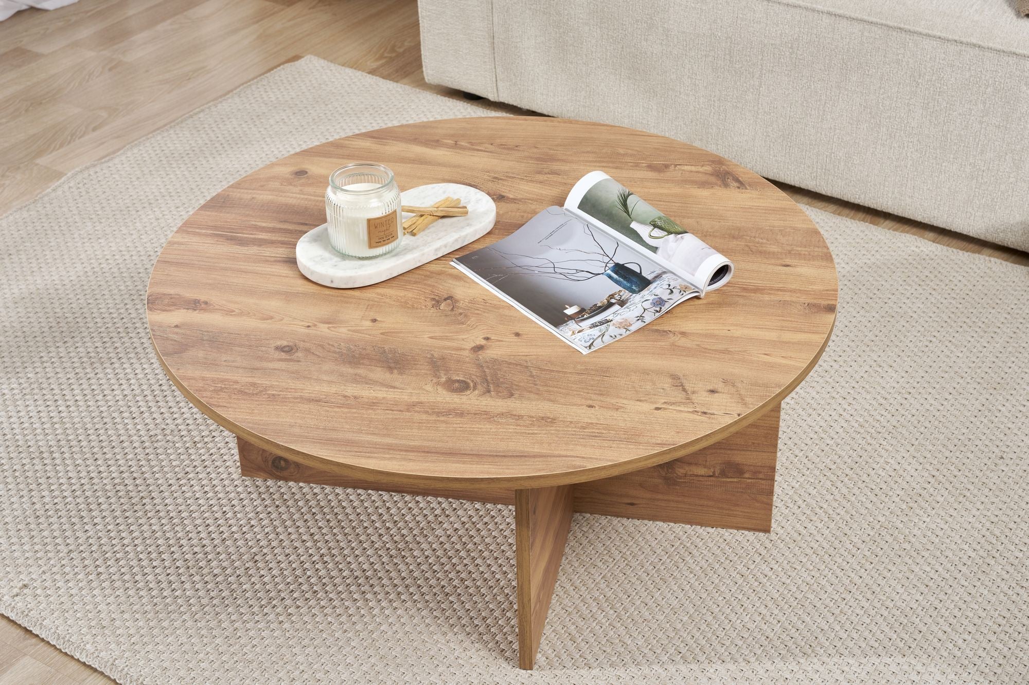 Rani Home Orta Sehpa Atlantik Çam 90Cm AB-5390