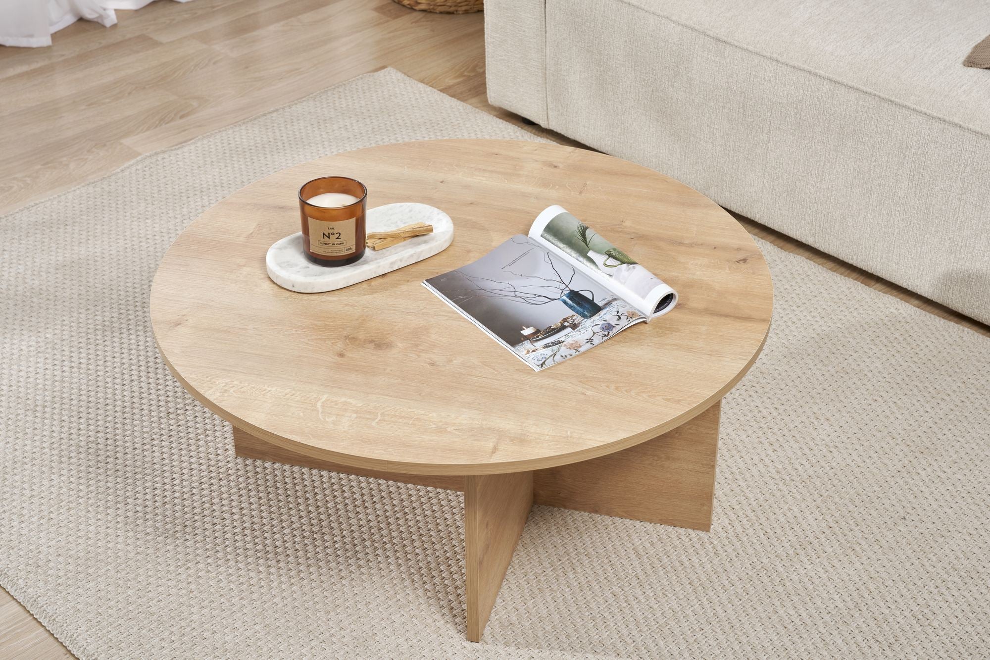 Rani Home Orta Sehpa Safir Meşe 90Cm AB-5391