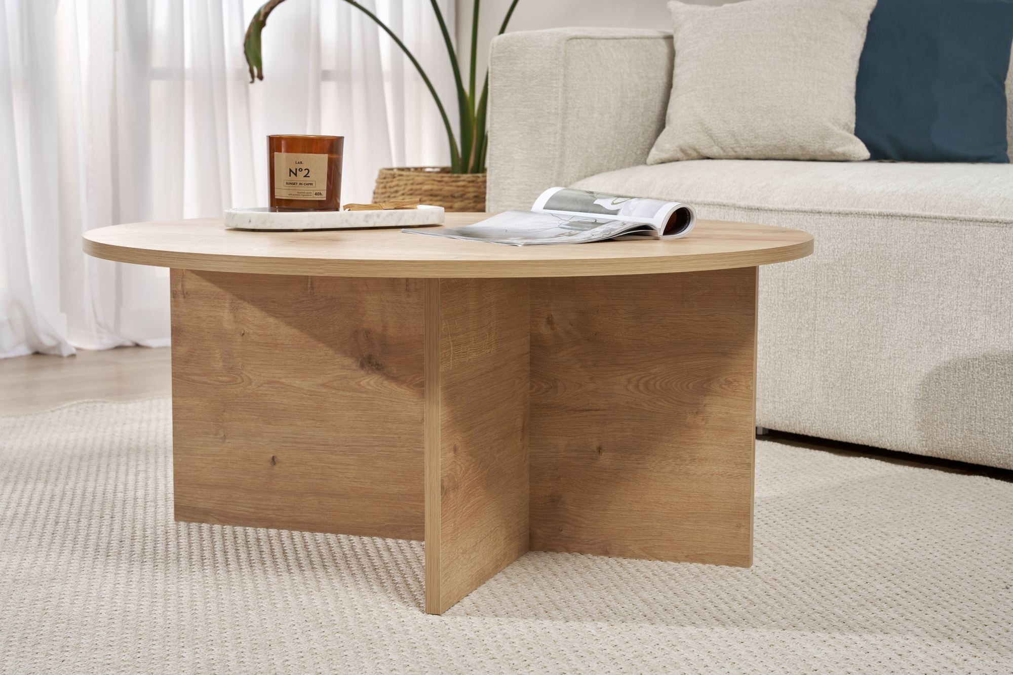 Rani Home Orta Sehpa Safir Meşe 90Cm AB-5391