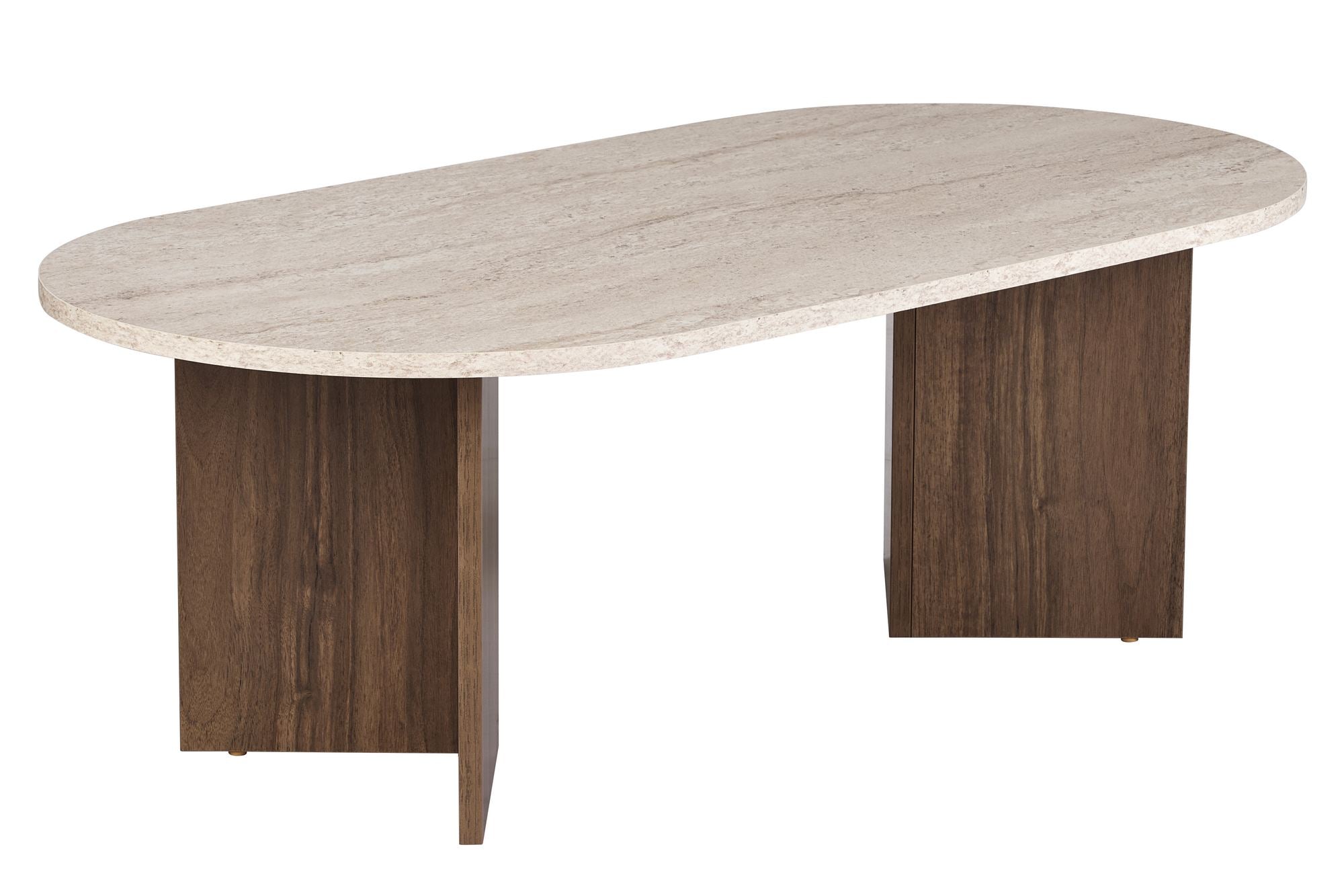 Rani Home Orta Sehpa Traverten - Venedik Cevizi 119 Cm AB-5290
