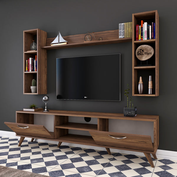 kütüphaneli tv ünitesi rani mobilya