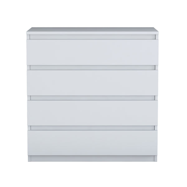 Rani BE102 Dresser 4 Drawers Bedroom Baby Room White 91 x 80 Cm