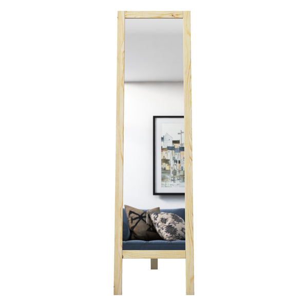 Rani EF102 Dekoratif Ayna Ahşap Ayaklı Boy Aynası